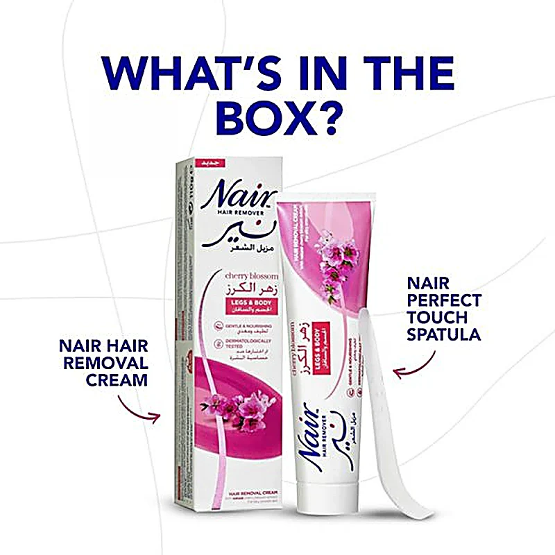 Nair Hair Remover Cream Cherry Blossom 110gm - Image 6