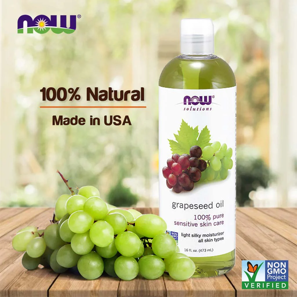 Now Grapeseed Oil 4Oz - Image 7