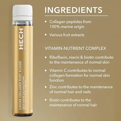 Hech Caviar Collagen Ruby Elixier 25ml 12s - Image 5