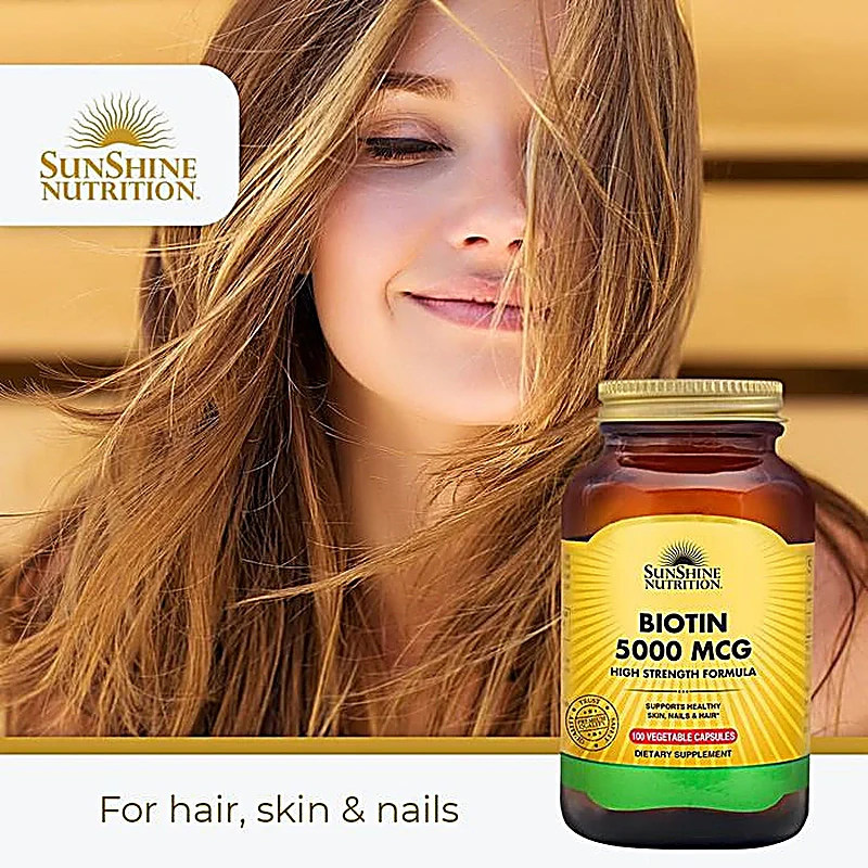Sunshine Biotin 5000Mcg Cap 100S - Image 3